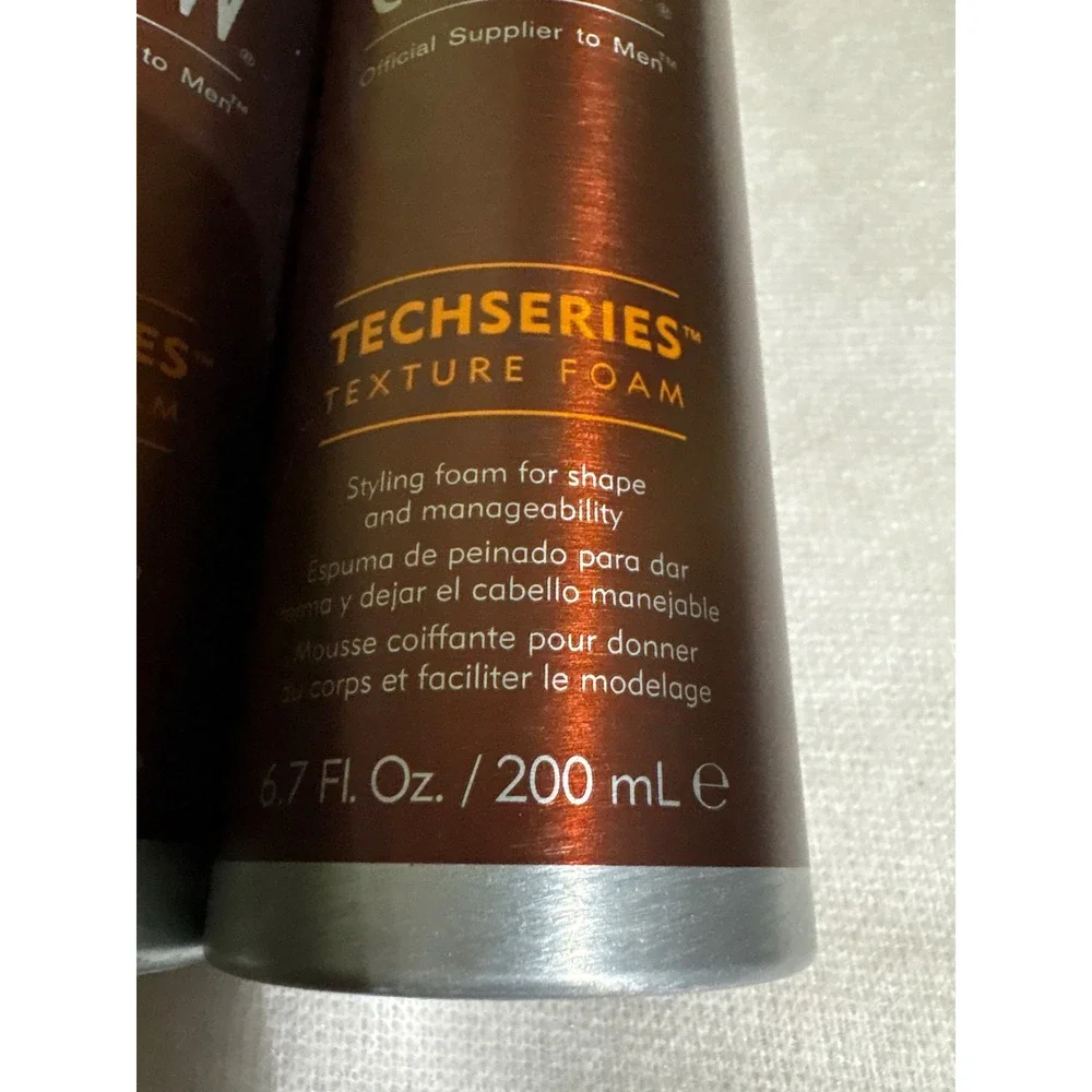 2 American Crew Techseries Control Foam & Texture Foam‎ 6.7 oz / 200mL